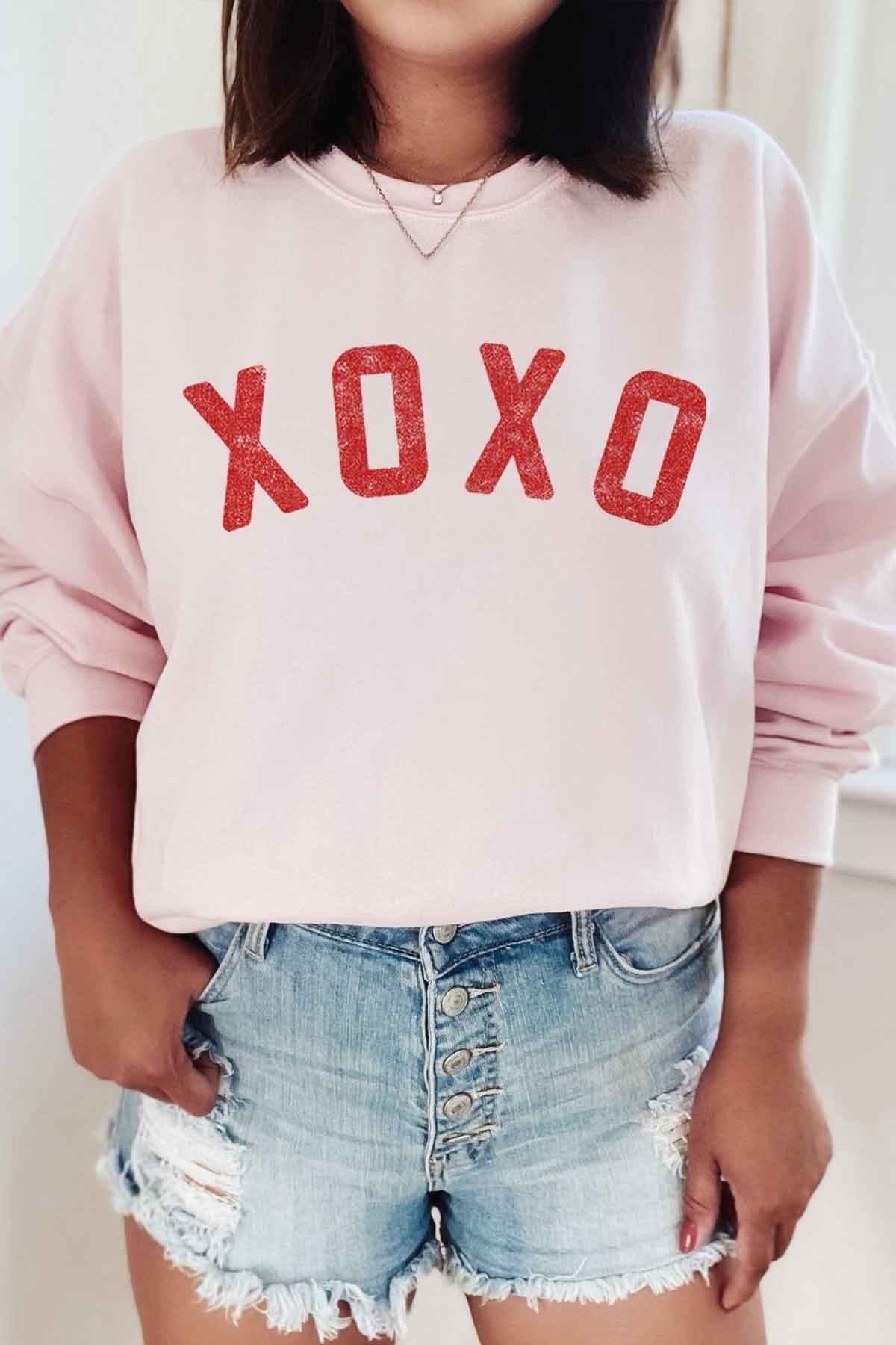 XOXO Pink Crewneck-