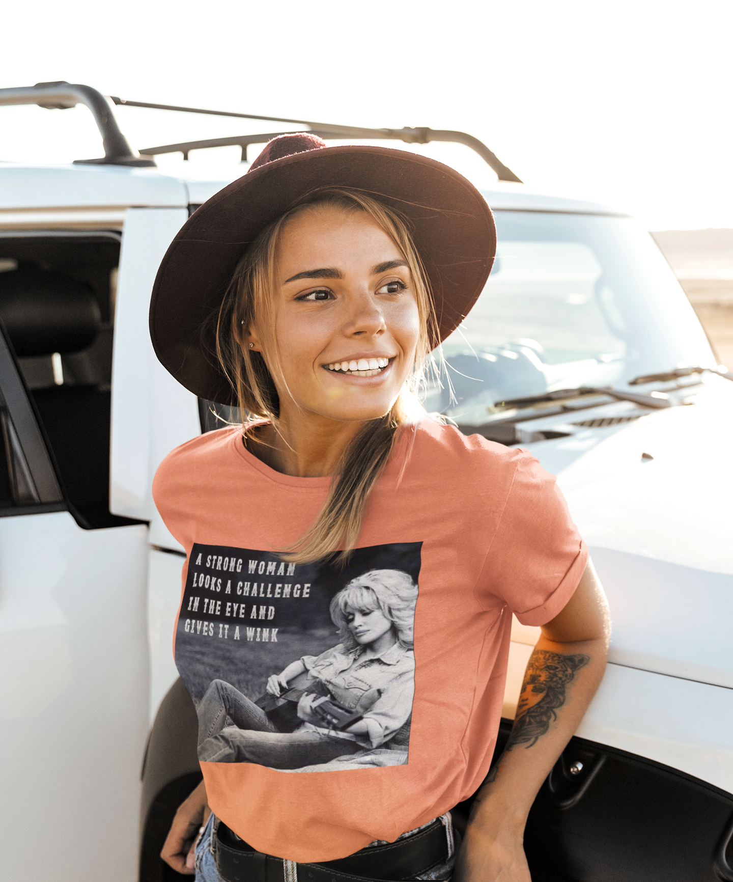 A Strong Woman- Dolly Tee
