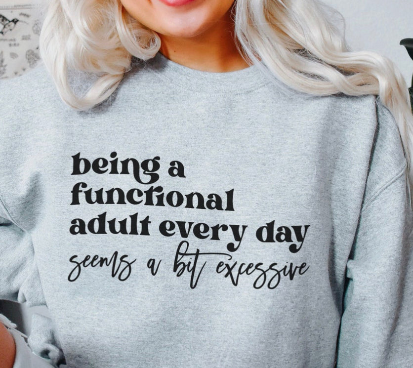 Functional Adult Crewneck - Unisex